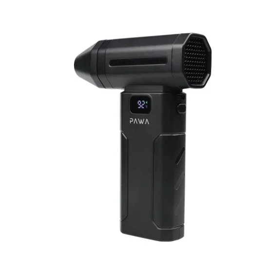 Pawa Turbo Fan Blower with LED Light - Black
